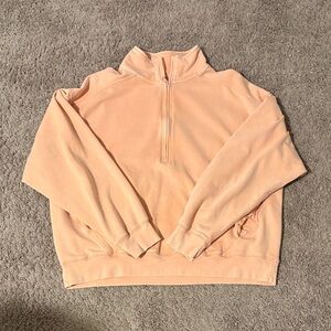 American Eagle Outfitters Peach Zip-Up Jacket